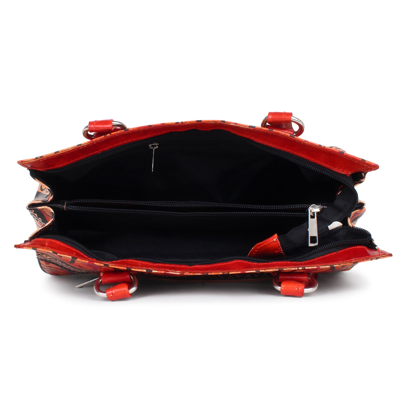Crafts of India Royal Elephants antique Design 100% Genuine Pure Shantiniketan Leather Shoulder Bag