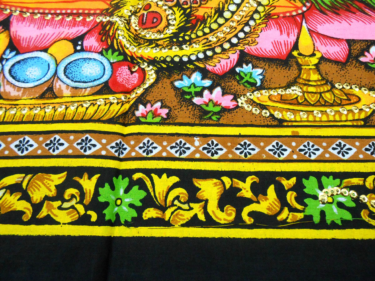 Kartikeya Batik Wall Painting - A Divine and Powerful ArtworkBatik Cotton Wall Painting 40" X 30" Inches