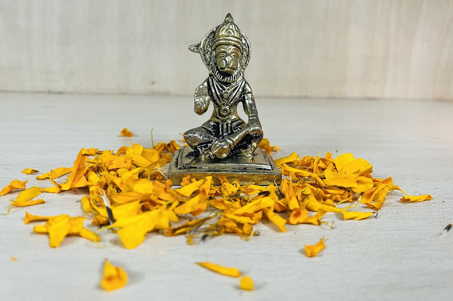 Crafts of India Lord Hanuman Small Brass Statue
