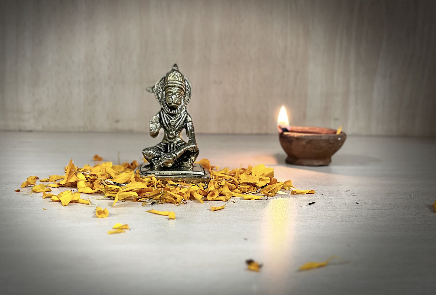 Crafts of India Lord Hanuman Small Brass Statue