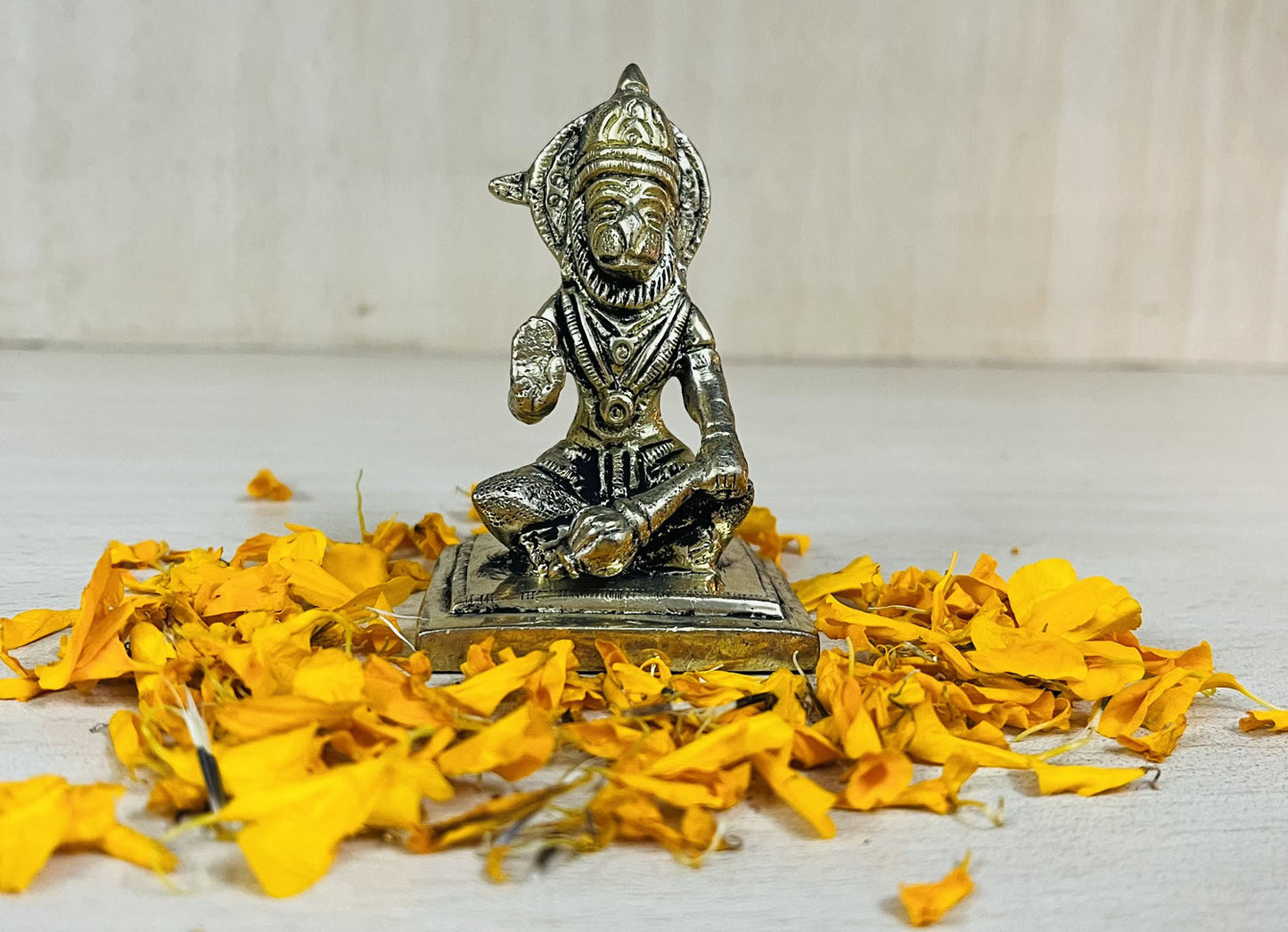 Crafts of India Lord Hanuman Small Brass Statue
