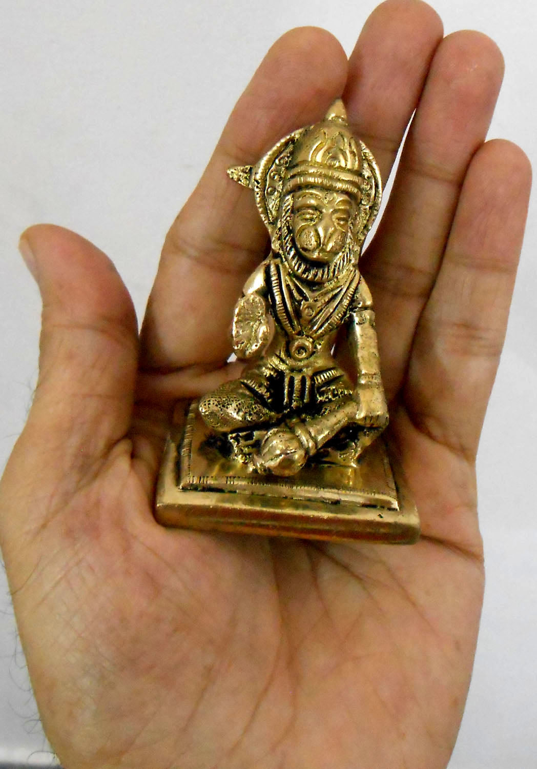 Crafts of India Lord Hanuman Small Brass Statue
